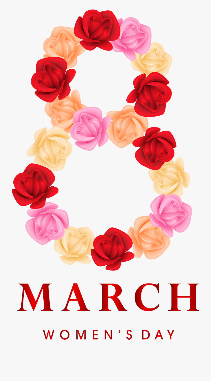 Happy Women's Day Png, Transparent Clipart