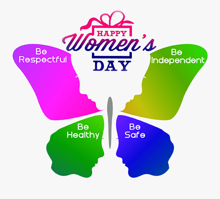 March 8th Happy Womens Day Transparent Png Clip Art - Womens Day Images Png, Transparent Clipart