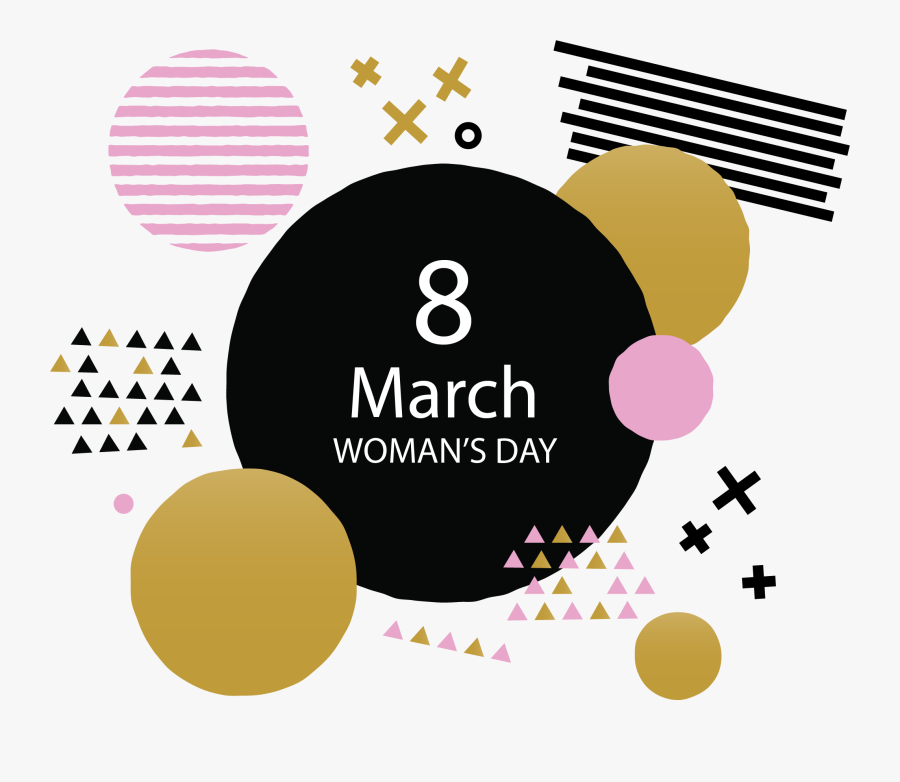 Woman Poster Abstract International Geometric Womens - Circle, Transparent Clipart