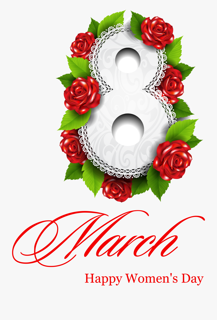 8 March Png - Happy Mart 8, Transparent Clipart