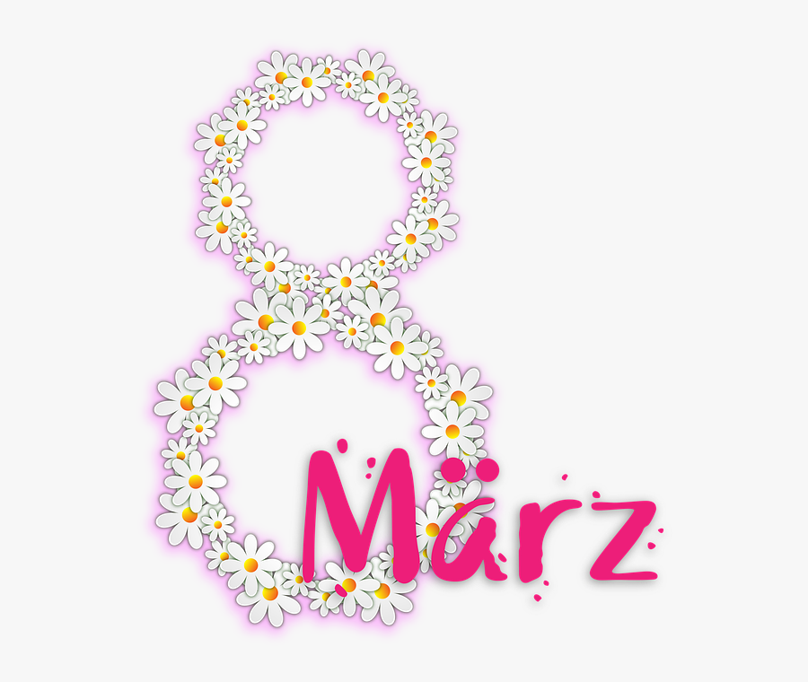 Holiday, Women"s Day, March 8, Germany, Flowers, Transparent Clipart