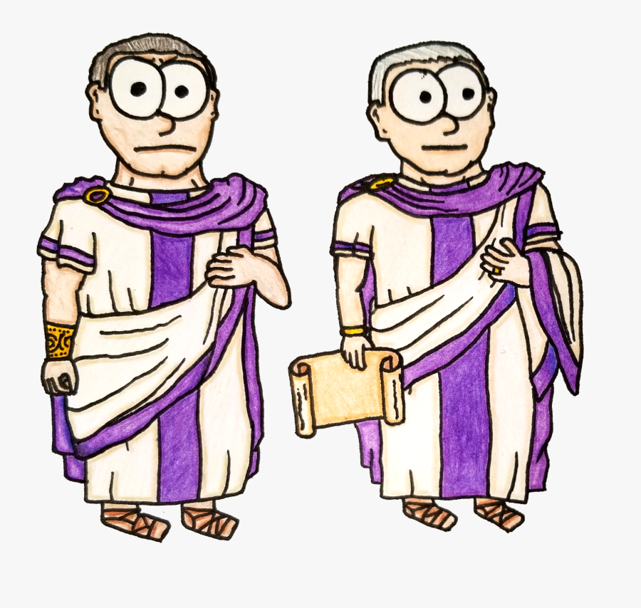 The Consuls Were The Head Of The Government, But They - Roman Consul Clipart, Transparent Clipart