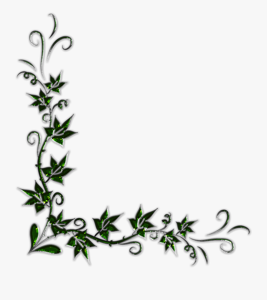 Red Coral Clip Art Download - Corner Page Border Design, Transparent Clipart