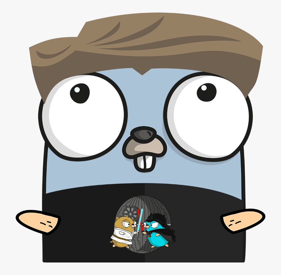 Gopherize Yourself, Fool - Golang Love, Transparent Clipart