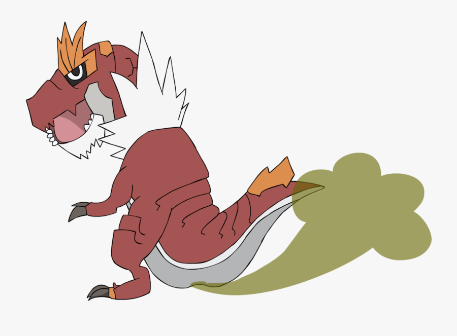 Fart Clipart Drawing, Fart Drawing Transparent Free - Tyrantrum Fart, Transparent Clipart