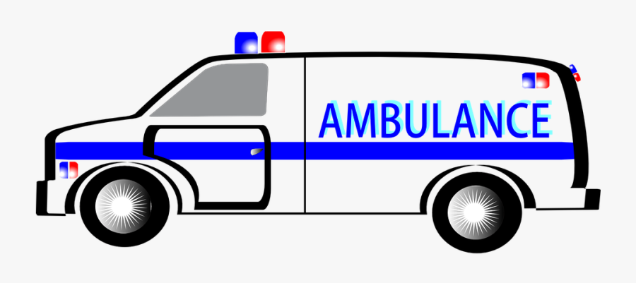 Emergency Clipart Emergency Responder - Clip Arts Image Of A Ambulance, Transparent Clipart
