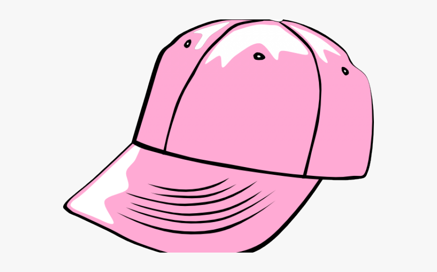 Capped Clipart Backwards Hat - Pink Hat Clip Art, Transparent Clipart