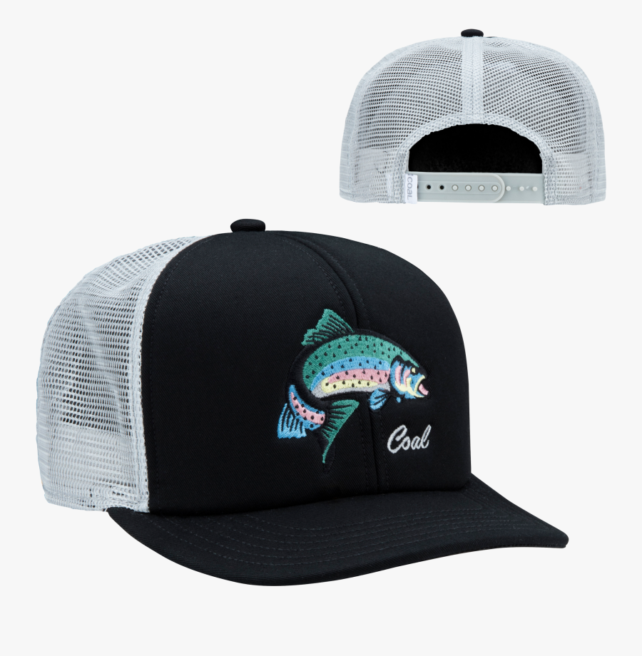 The Wilds Black Rainbow Trout - Rainbow Trout On Hat, Transparent Clipart