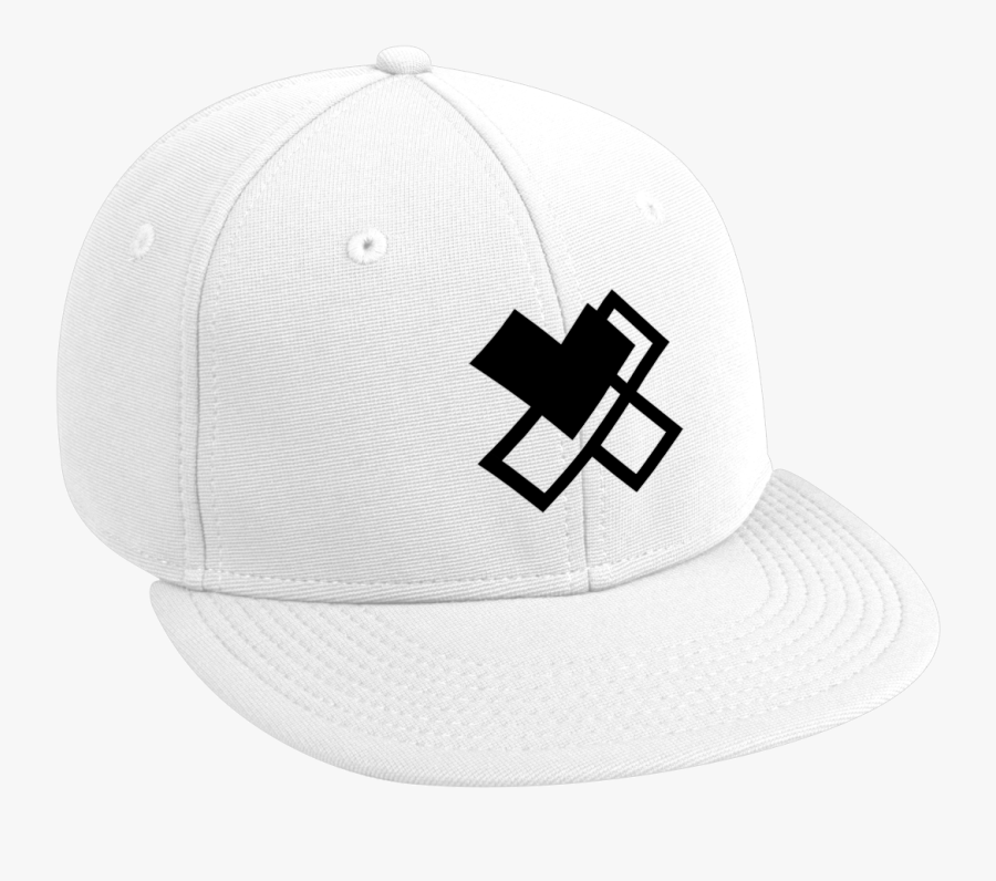 White Snapback Hat - Baseball Cap, Transparent Clipart