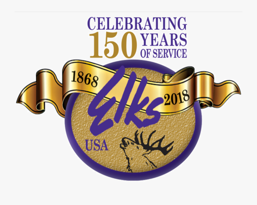 Elks Lodge 150 Years Vector, Transparent Clipart