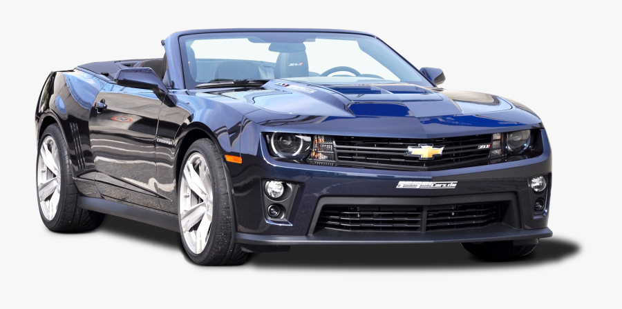 Convertible Car Png Image File - Chevrolet Camaro Black Cabrio, Transparent Clipart