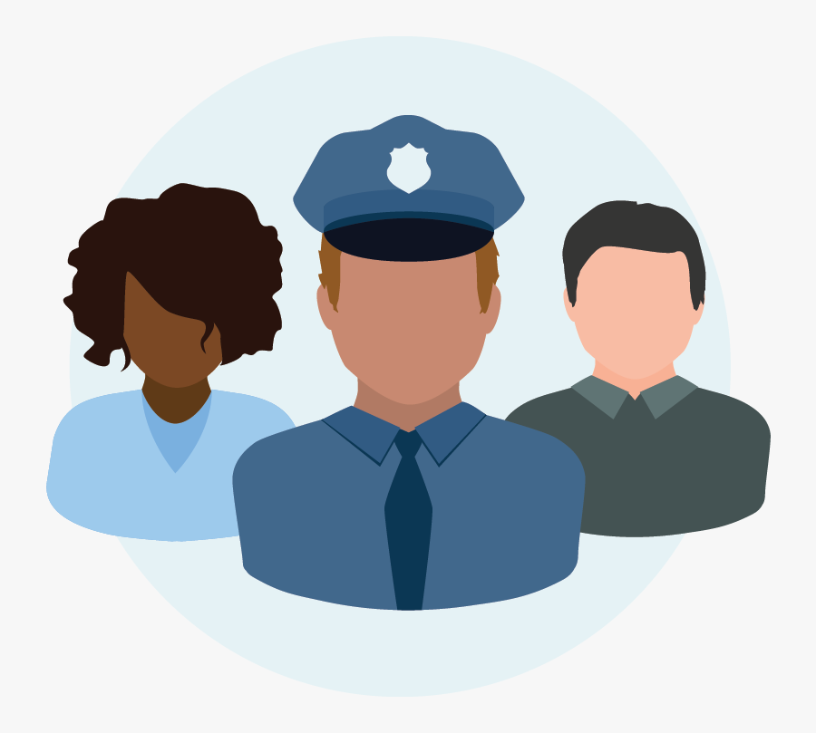 Principled Policing Police Community Relations Clipart , Free