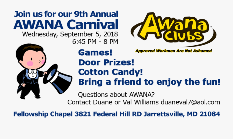 Awana Carnival, Transparent Clipart