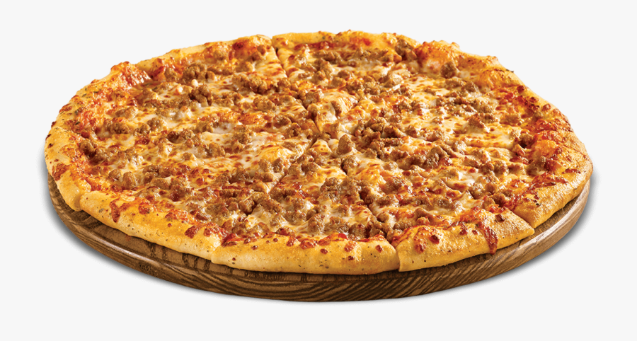 Large Sausage Pizza - Cici's Beef Pizza, Transparent Clipart