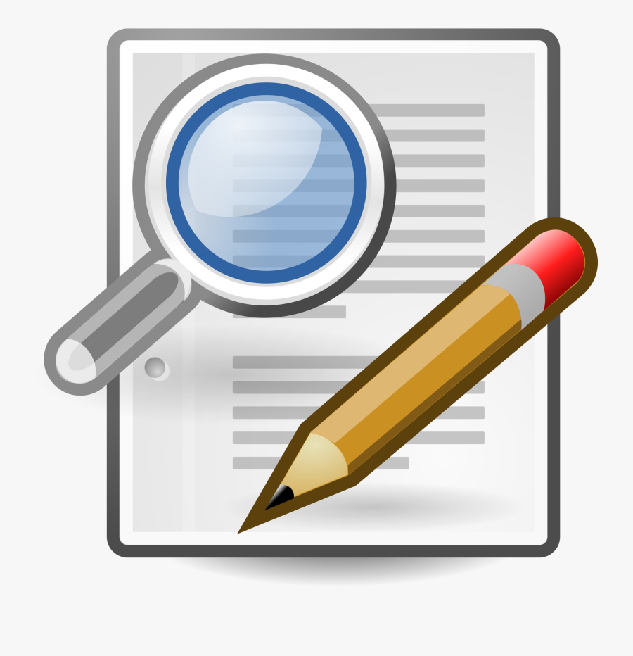 Grammar Clipart Writing - Hoja Con Lupa Png, Transparent Clipart
