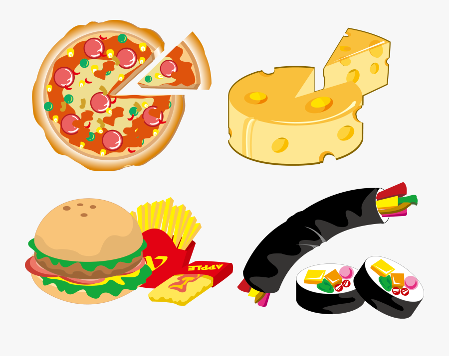 Fries Clipart Cheese Fry - Slice Of Cheese, Transparent Clipart