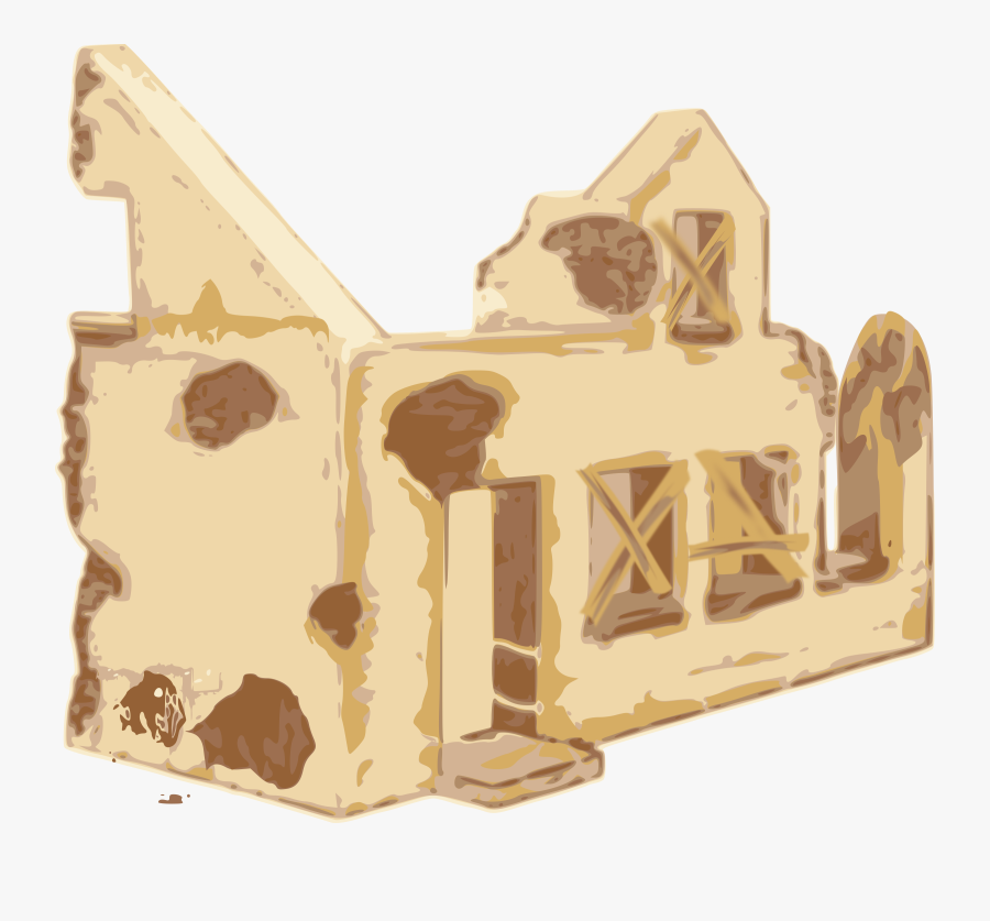 Ruines Big Image Png - Maison En Ruines Cliparts, Transparent Clipart