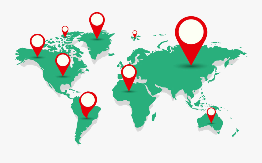 Envoyer Les Informations Indispensables Aux Voyageurs - World Map, Transparent Clipart