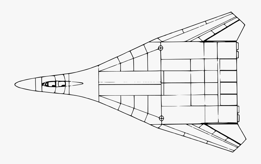 Free Clip Art "t4ms-200 Supersonic Bomber - Bomber, Transparent Clipart