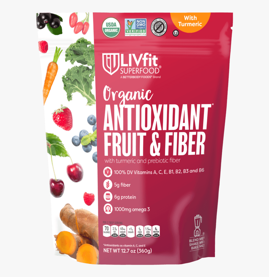 ~better Body Foods / Livfit Superfood - Betterbody Foods Antioxidant Fruit & Fiber Powder, Transparent Clipart