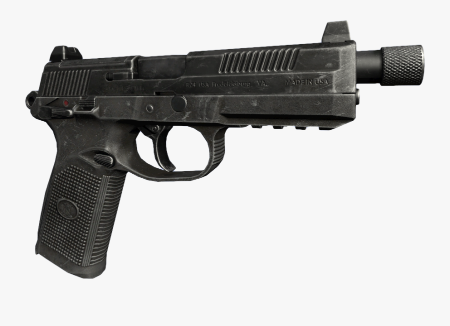 Black Colt 1911 Commander, Transparent Clipart