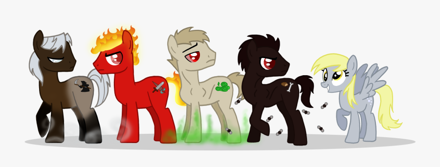 Pony Derpy Hooves Horse Mammal Vertebrate Horse Like - Four Horsemen Of The Apocalypse Mlp, Transparent Clipart