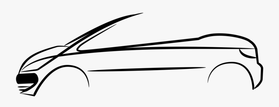 Cartoon Drawing Line Art Cc0 - เส้น วาด รูป รถ, Transparent Clipart