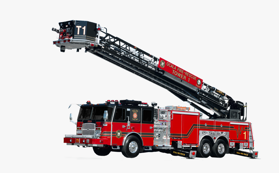 Fire Apparatus, Transparent Clipart