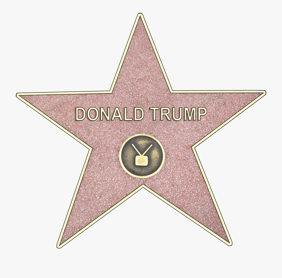Hollywood Walk Of Fame Star Png, Transparent Clipart