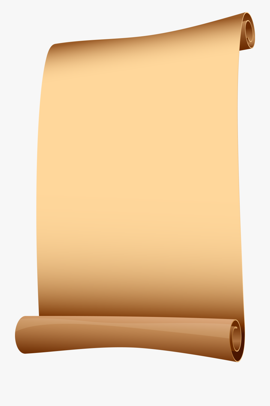 Paper Scroll Computer File - Transparent Scroll Vector Png, Transparent Clipart