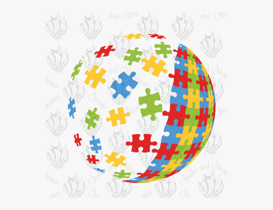 Autism Awareness Puzzle Transparent Background, Transparent Clipart