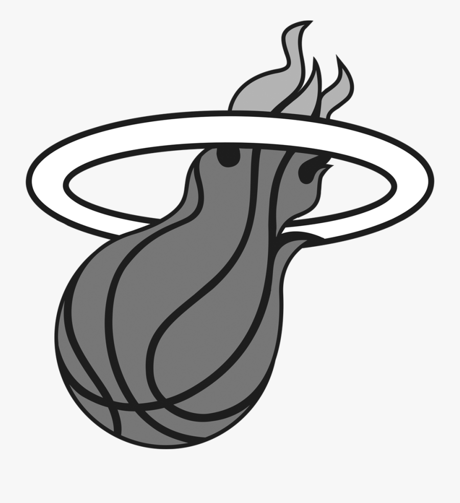 Miami Heat Logo Pink, Transparent Clipart