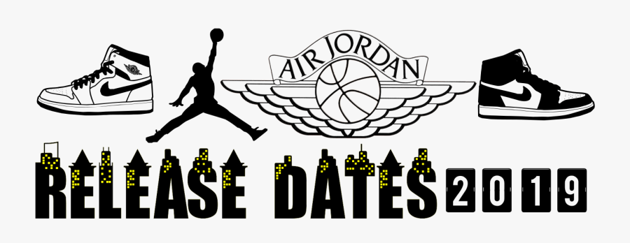 Air Jordan 2019 Release Dates Kicksopolis - Air Jordan, Transparent Clipart