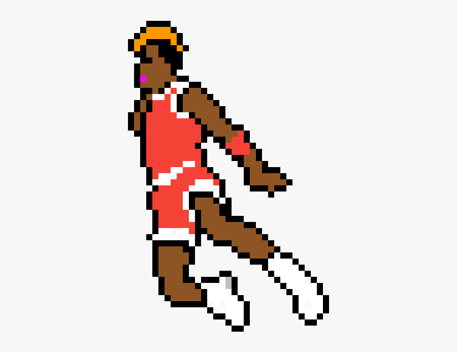 Jordan Pixel Art Grid