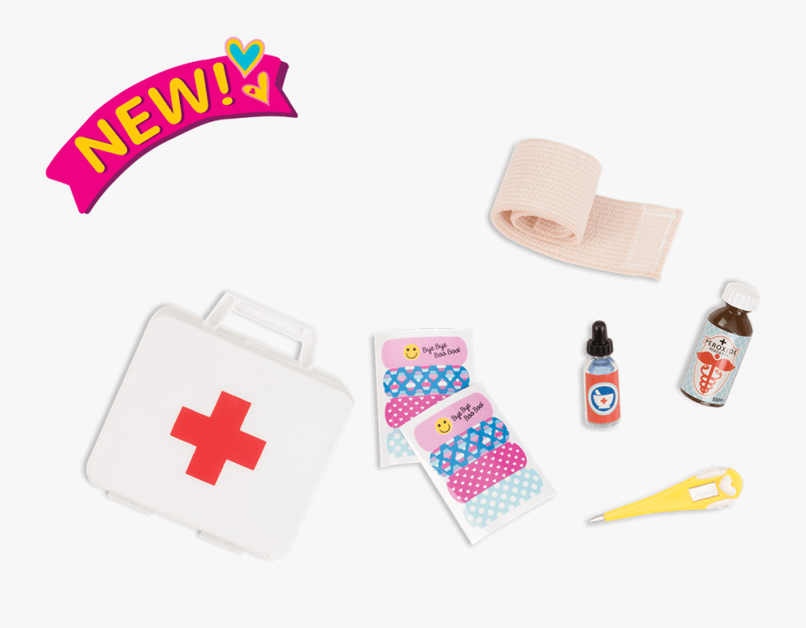 Little Owie Fix It Kit For 18 Inch Dolls - Our Generation Doll Franco, Transparent Clipart