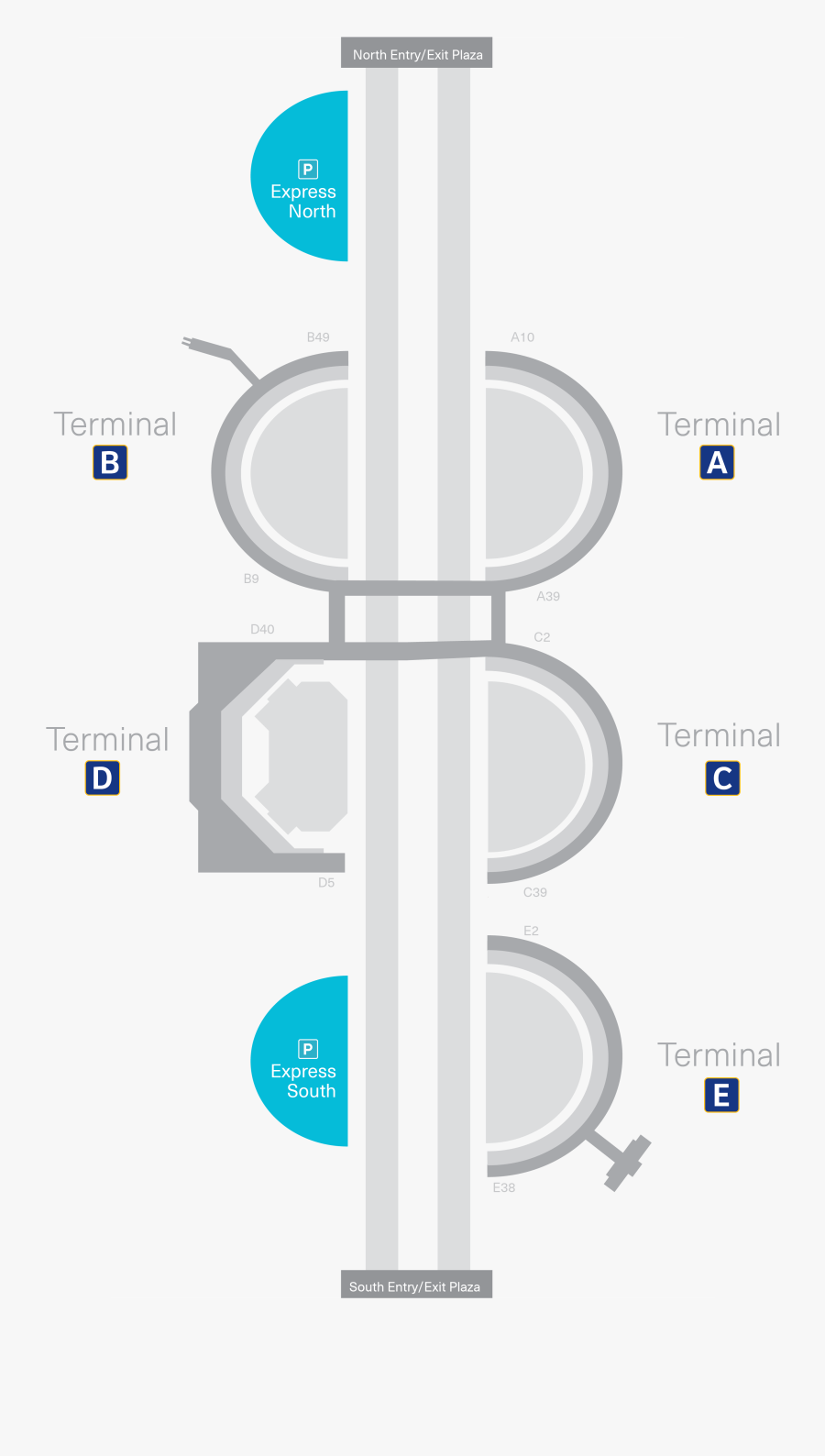 Website Express Parking Dfw Airport Map Image - Skylink Dfw Airport Map, Transparent Clipart