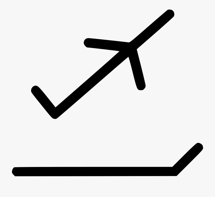 Transparent Airplane Takeoff Clipart - Airplane, Transparent Clipart