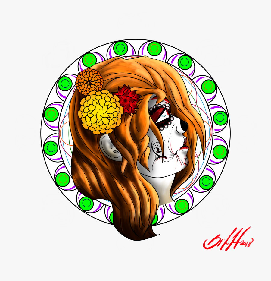 Dia De Los Muertos - Illustration, Transparent Clipart