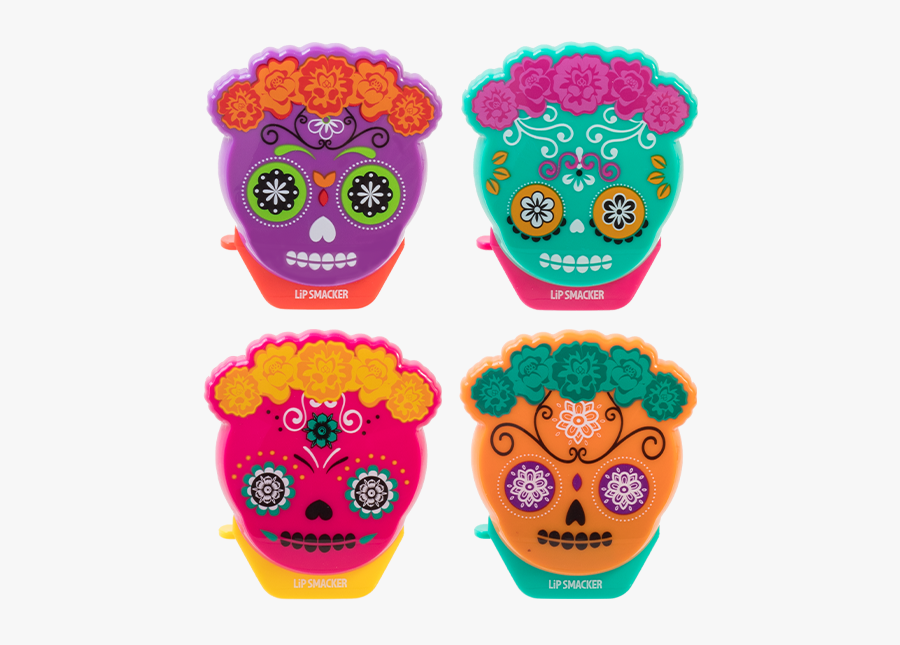Day Of The Dead Flip Balm Collection - Tin Balm Lip Smacker Holiday 2019, Transparent Clipart