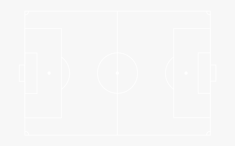 Football Pitch - Johns Hopkins White Logo, Transparent Clipart