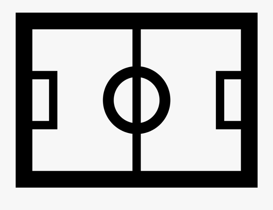 Soccer Field Icon, Transparent Clipart
