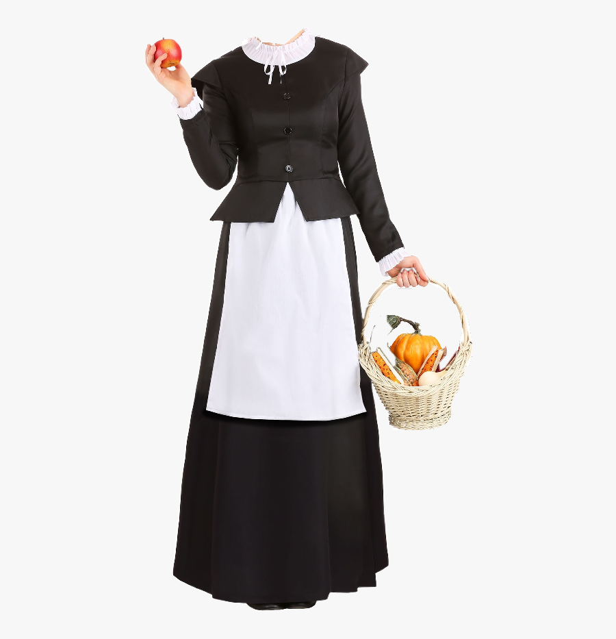 Pilgrim Amish Amishdress Pilgrimdress Freetoedit - Costume, Transparent Clipart