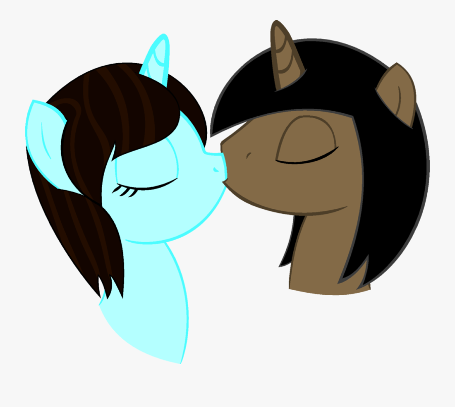 Clip Art Girlfriend Boyfriend Kiss - Cartoon, Transparent Clipart