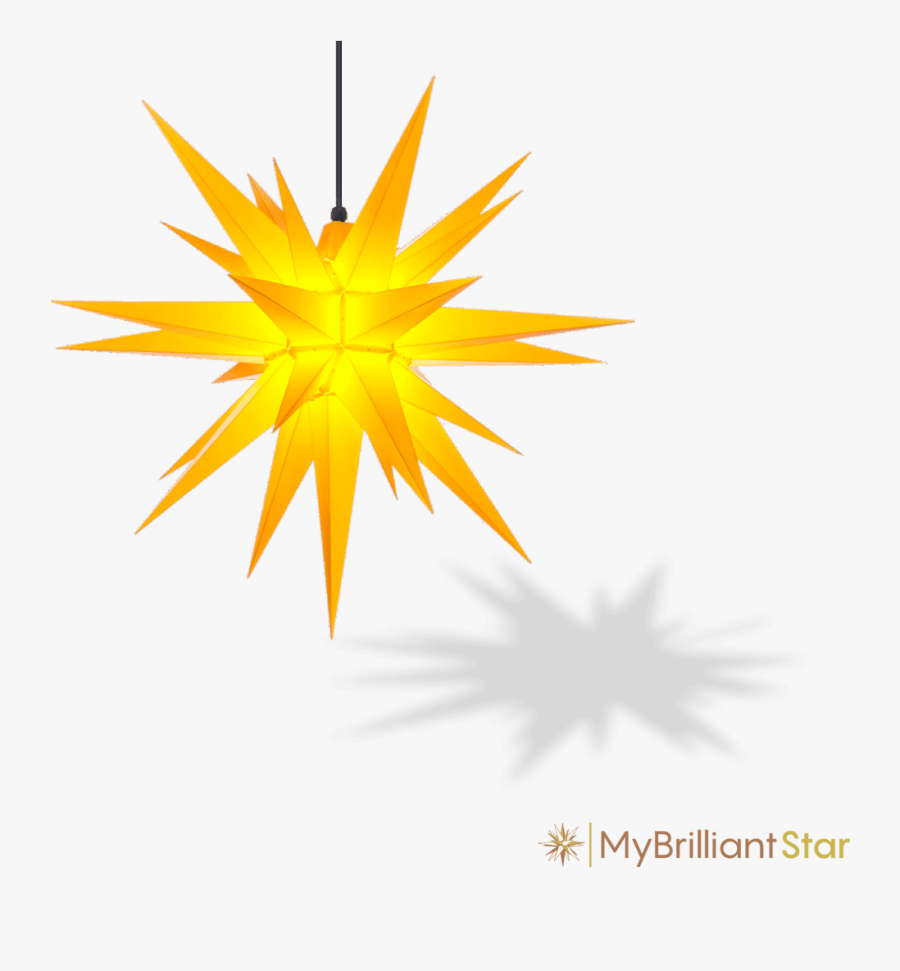 Transparent Yellow Stars Png - Herrnhuter Sterne, Transparent Clipart