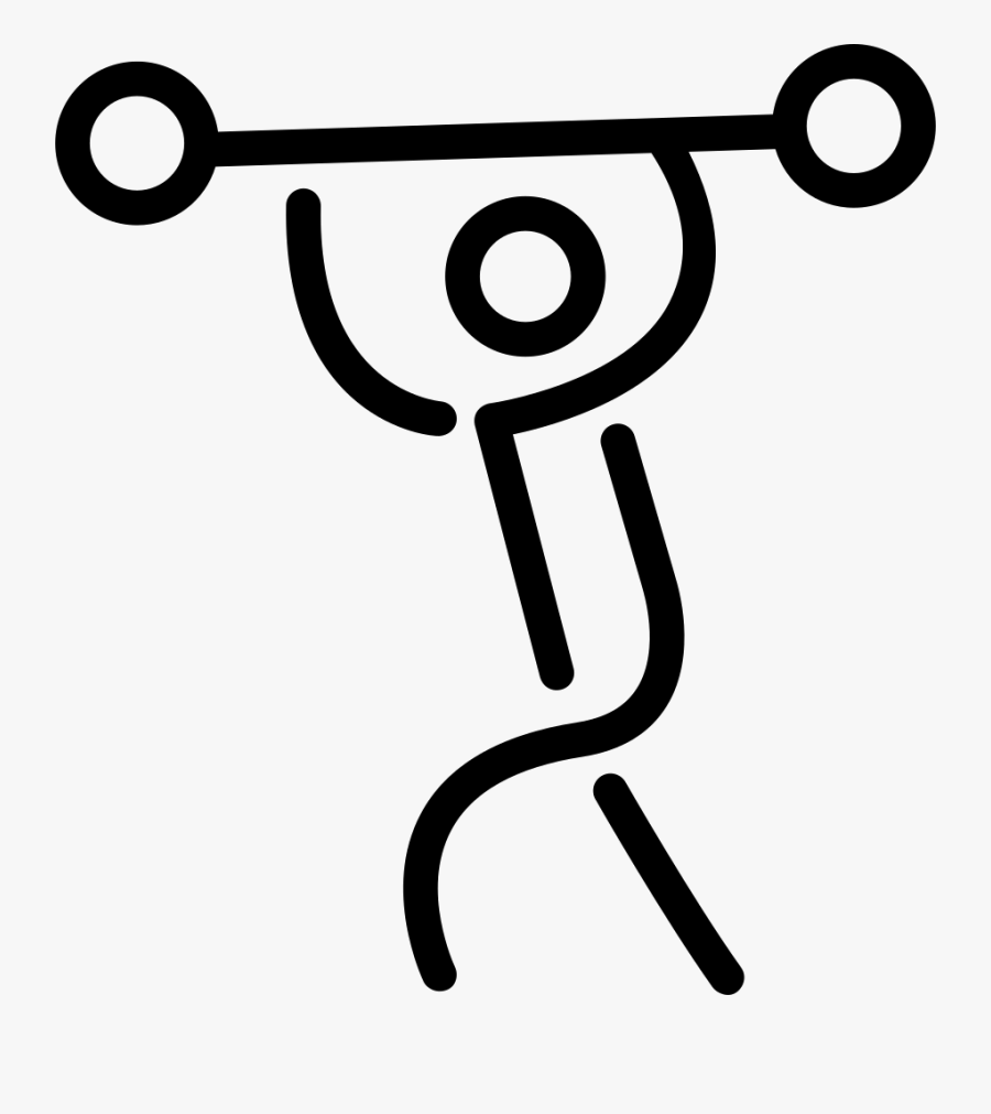 Weights Clipart Stickman, Transparent Clipart