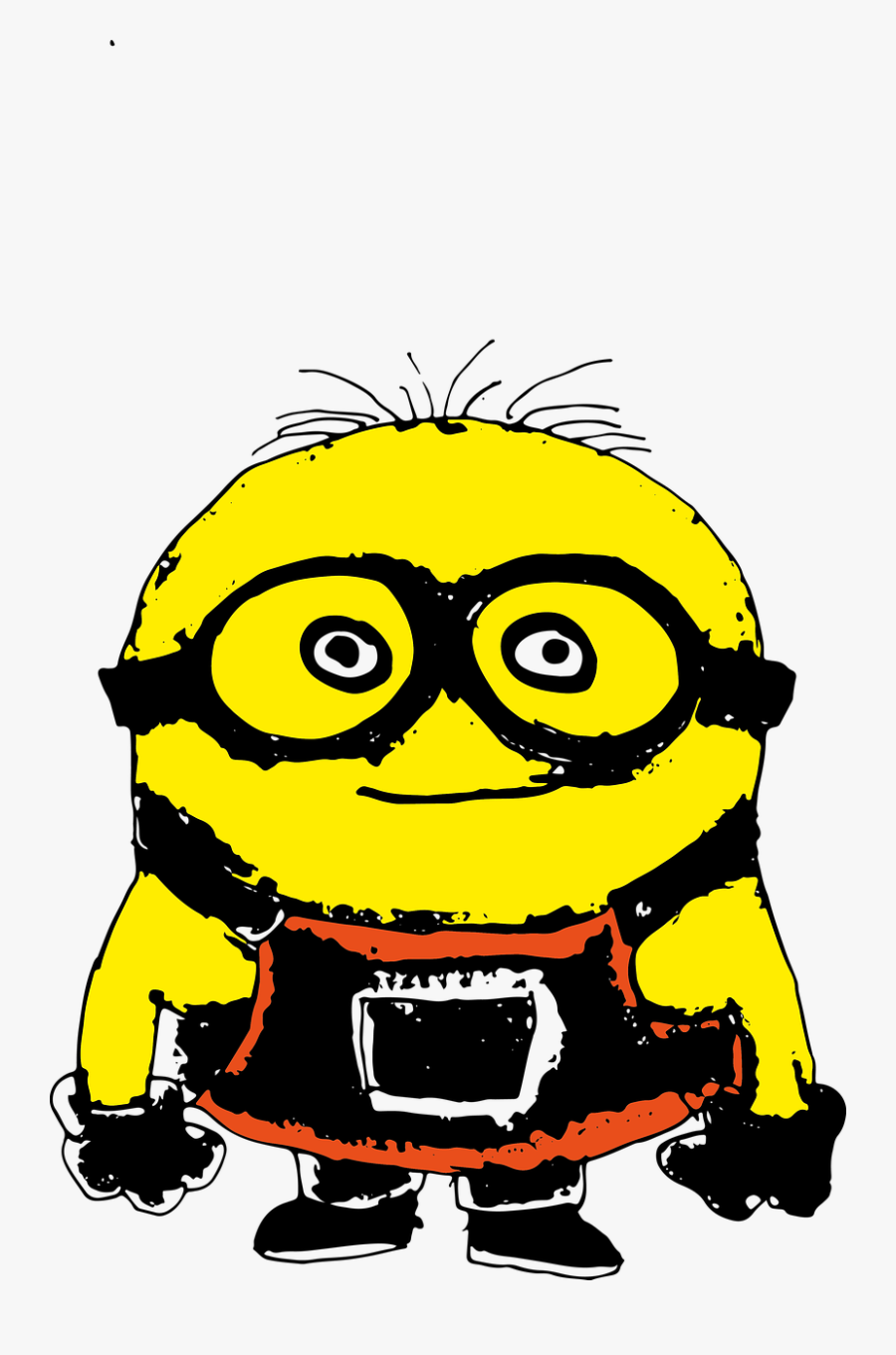 Minion Animation Positive Free Picture - Illustration, Transparent Clipart