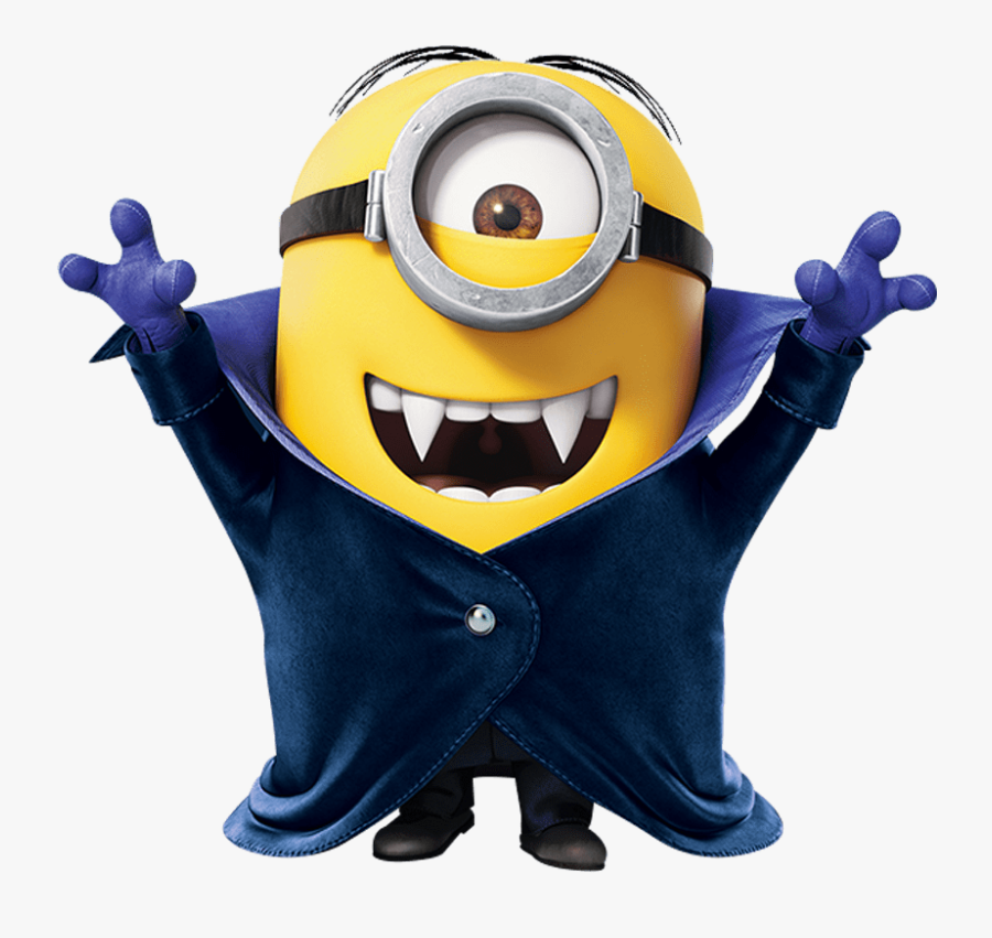 Minion Dracula - Minion Halloween, Transparent Clipart
