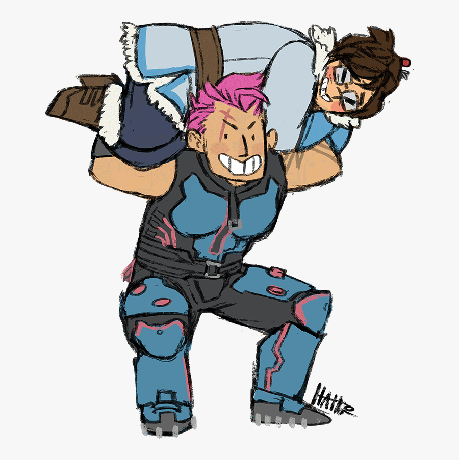 Lifting Your Gf Combines Quality Time With Your Workout - Overwatch Zarya Transparent Gif, Transparent Clipart