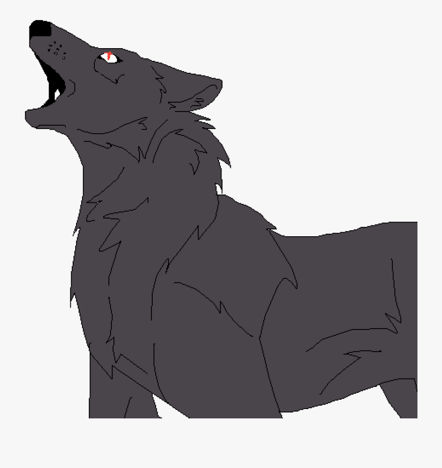 Black Norwegian Elkhound, Transparent Clipart