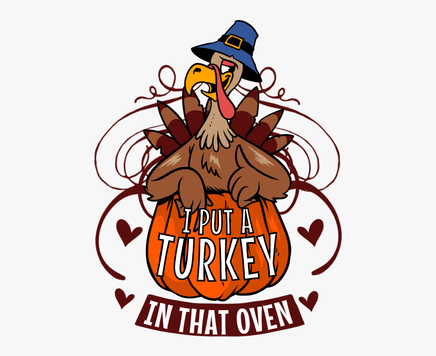 Turkey In The Oven Father - Cartoon, Transparent Clipart